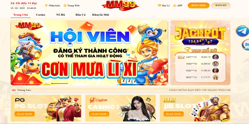 Trang web cá cược bóng đá số 1 Châu Á - MM99